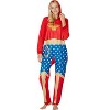 DC Comics Wonder Woman Ready One Piece Costume Pajama Union Suit - 2 of 4