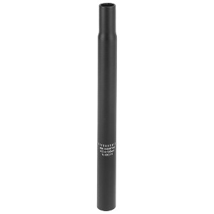 Unique Bargains 25.4x300 Bicycle Seat Post Alumum Alloy Seat Tube without Scale Mark Black - 1 of 4