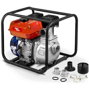 AlphaWorks Portable Water Pump - 7HP Gas Engine 196CC Max Flow 132GPM - 1 of 4