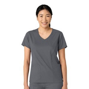 Wink Boundless Women's 2-Pocket V-Neck Scrub Top - 1 of 4