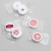 Big Dot of Happiness First Communion Pink Elegant Cross - Girl Religious Party Round Candy Sticker Favors - Labels Fits Chocolate Candy 1 sheet of 108 - 3 of 4