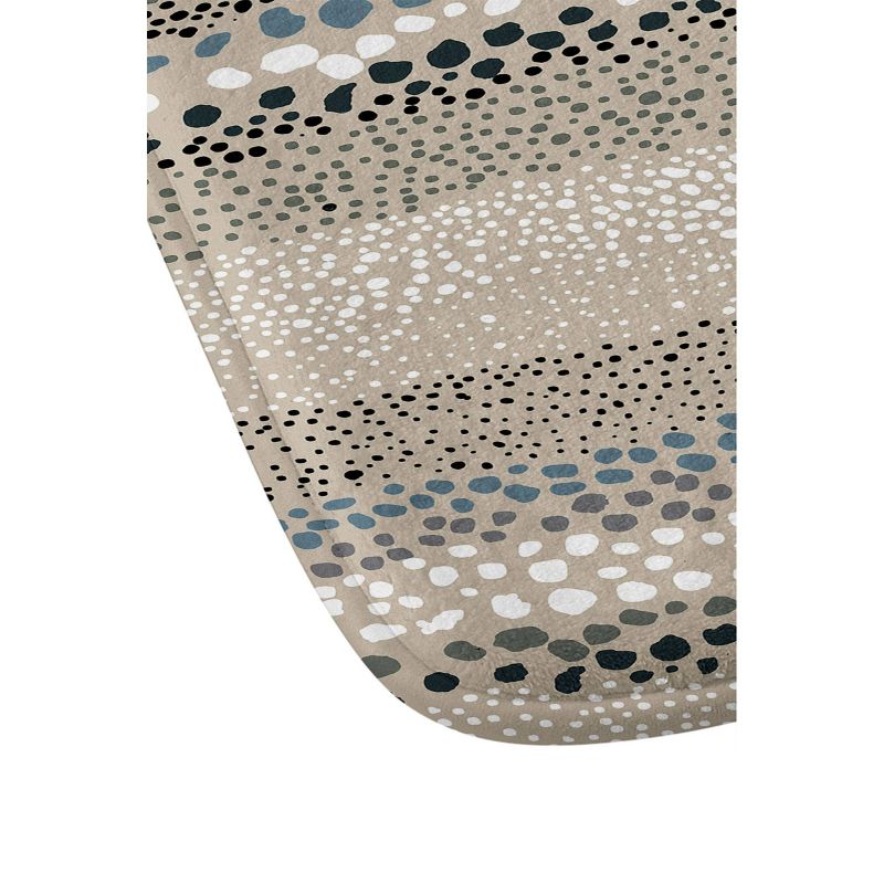 Ninola Design Little Textured Dots Memory Foam Bath Mat Sand - Deny Designs, 3 of 5