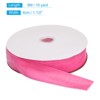 Unique Bargains Soft Single Face Spool Silky Velvet Ribbon for Bouquets DIY Crafts - 2 of 3
