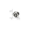 Black Bow Jewelry Sterling Silver Claddagh Bead Charm - 2 of 3