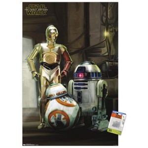Trends International Star Wars: The Force Awakens - Droids Unframed Wall Poster Prints - 1 of 4