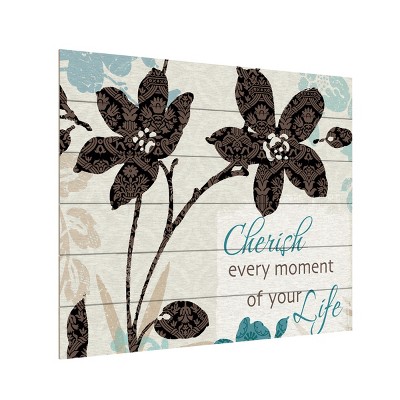 Lisa Audit Botanical Touch Quote I Outdoor Canvas Art