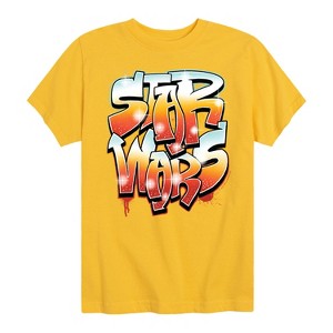 Boys' - Star Wars - Graffiti Short Sleeve Graphic T-Shirt - 1 of 4