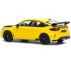 Honda Civic Type R FL5 Yellow with Carbon Hood 1/64 Diecast Model Car by Pop Race - 4 of 4