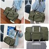 MaseiKar Travel Duffel Bag with Shoes Compartment Sports Gym Bag with Dry Wet Separated Pocket for Men and Women, Olive - 2 of 4