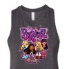 Women's Bratz Classic Cartoon Dolls Graphic Racerback Tank - Heather Charcoal - Small - 2 of 3