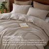 100% Washed Cotton Duvet Cover Minimalist Cotton Duvet Cover for All Seasons GentleSoft™ Plain Simple Bedding Set - 4 of 4