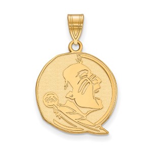 14k Yellow Gold Florida Sunshine State Charm Pendant - Hand-Polished Fine Jewelry