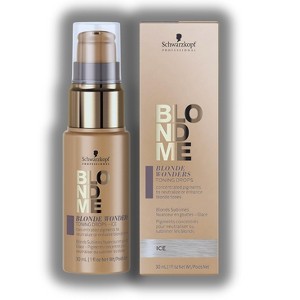 Schwarzkopf Professional BlondMe Blonde Wonders Toning Drops (1 oz) - Ice | Vegan Hair Care | - 1 of 4