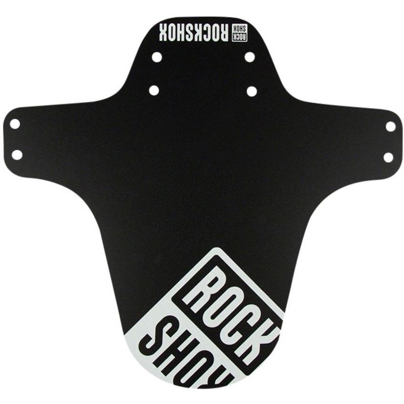 RockShox MTB Fork Fender Black with White Print, 1 of 2