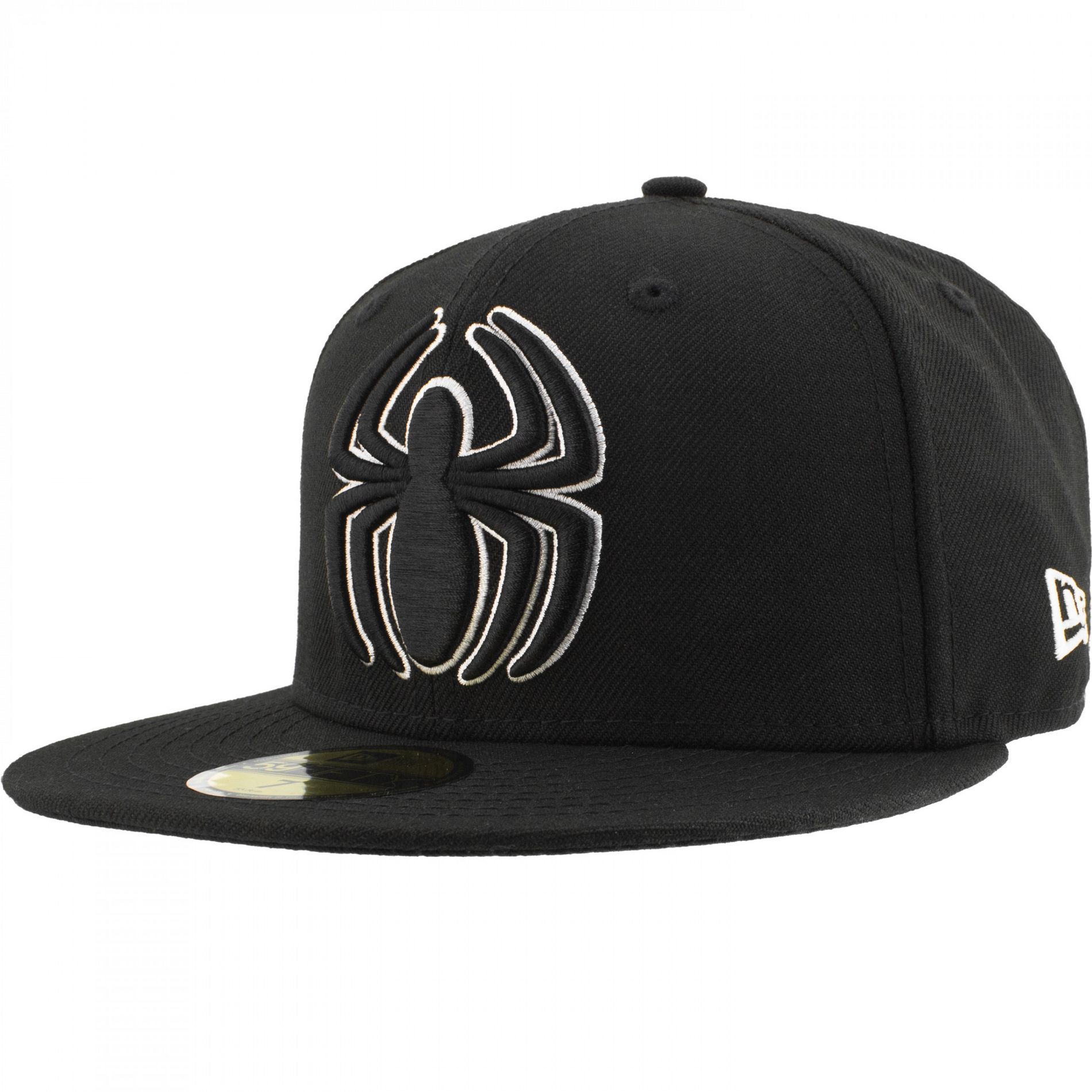 Adult Spiderman Symbol Black 59Fifty Cap - 7 1/4 Fitted