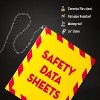 Avery UltraDuty SDS Binder with Chain, Durable Poly Binder, 1-1/2" Slant Ring, Holds 375 Sheets (77711) - 2 of 4