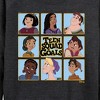 Women's - Disney - Teen Squad Goals Lightweight French Terry Wide Neck Long Sleeve Shirt - 2 of 4