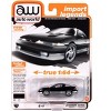 1990 Eagle Talon TSi Black with Sun Roof "Import Legends" Series 1/64 Diecast Model Car by Auto World - 4 of 4