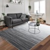 Gradient Color Contemporary Area Rug - Machine Washable Modern Ombre Carpet, Non-Slip Non-Shedding Throw Rug for Living Room Bedroom Laundry - 2 of 4