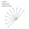 Unique Bargains DIY Craft Necklaces Bracelets Earrings Jewelry Making Iron 21 Gauge Eye Pins 200 Pcs - 4 of 4