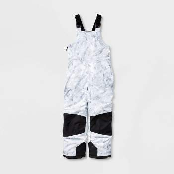 Arctic Quest Boy's Color Block Puffer Jacket and Ski Bib Snowsuit Set -  Size 5-6, Black/Grey Camo 