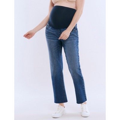Women's Secret Fit Over the Belly Slim Straight Leg Jeans | Motherhood Maternity