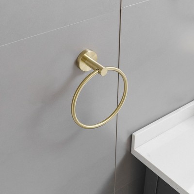 Brushed Gold 24-Inch Metal Bathroom Hardware Set
