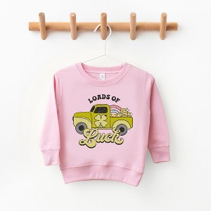 The Juniper Shop Loads Of Luck Retro Truck Toddler Graphic Sweatshirt - 1 of 2