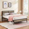 VECELO Bed Frame with Wooden Headboard, Heavy-Duty Platform Bed - 4 of 4