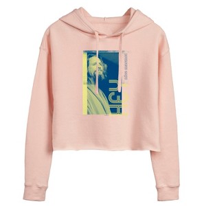 Women's - The Big Lebowski - Hey, Nice Marmot Cropped Graphic Hoodie - 1 of 3