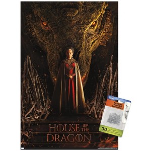 Trends International House of the Dragon - Rhaenyra Dragon Head One Sheet Unframed Wall Poster Prints - 1 of 4