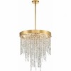 Crystorama Lighting Winfield 5 - Light Chandelier in  Antique Gold - 3 of 4