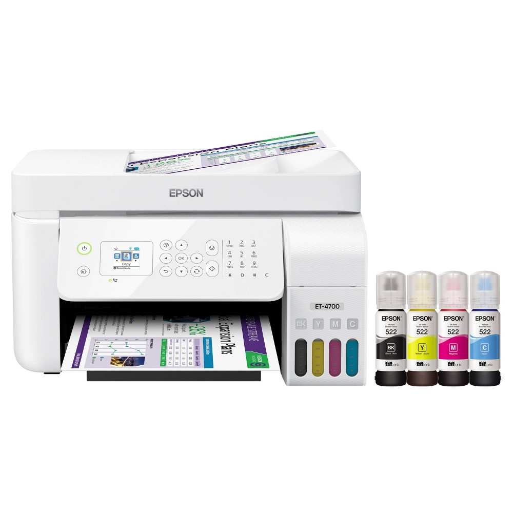 Epson EcoTank ET-4700 Wireless Supertank w/ADF Printer