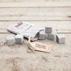 Twine Cooling Stones, Glacier Bourbon Whiskey Rocks, Reusable Ice Cubes, Whiskey Stones Set, Barware, Bar Accessories, Bar Tools, Set of 6, Grey - 4 of 4