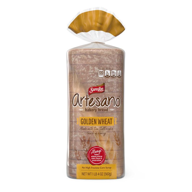Sara Lee Artesano Golden Wheat Bread - 20oz, 1 of 11