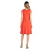 Maternity A-Line Slim Fit and Flare Dress - 24seven Comfort Apparel™ - 3 of 4