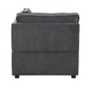 33" Silvester Gray Fabric - Acme Furniture: Upholstered Leather, Wood Frame, No Assembly Required - 4 of 4