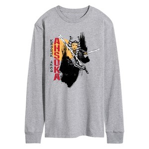 Men's - Star Wars - Ahsoka Brush Long Sleeve Graphic T-Shirt - 1 of 4