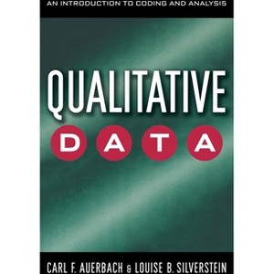 Qualitative Data - (Qualitative Studies in Psychology) by  Carl Auerbach & Louise B Silverstein (Hardcover) - 1 of 1