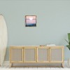 Stupell Industries Pink Heart Ocean Sunrise Floating Frame Canvas Art, Gold, 18" x 18" - 3 of 4