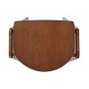 Kate and Laurel Morreau Wood Bar Stool, 17x20x29, Walnut Brown - 4 of 4