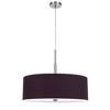 Cal 60W x 4 Lonoke Pendant Fixture with hardback Drum Shade, Plum, 22.00x24.00x24.00 (FX-3744-PUR) - 4 of 4