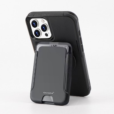 SaharaCase Raider MagSafe Phone Case with Magnetic Wallet for iPhone 16 Pro Shock Absorbing Scorpion
