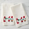 The Lakeside Collection Gnome Christmas Collection - Set of 2 Kiitchen Towels - 3 of 3