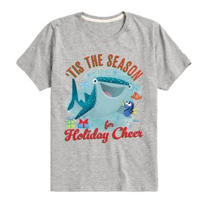 Boys' - Finding Dory - Tis the Season for Holiday Cheer Short Sleeve Graphic T-Shirt - 1 of 4