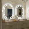 pmir Super Bright 192 LEDs/m LED Lighted Anti-Fog Tempered Glass Irregular Bathroom/Vanity Mirror with ETL & 3-Year Warranty - 3 of 4