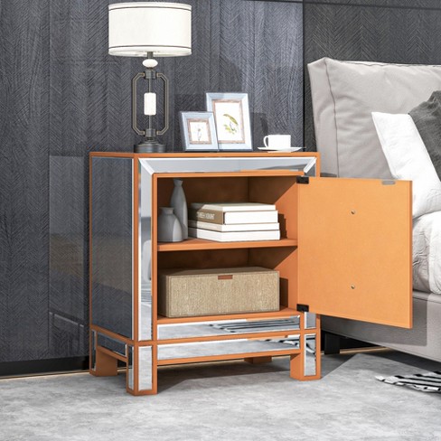 Mirrored store nightstand target