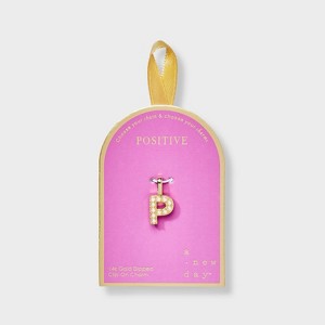 14K Gold Dipped Pearl Letter Charm - A New Day™ Gold - 1 of 2