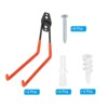 Unique Bargains Heavy Duty Hanging Tool Ladder Bike Garage Storage Utility Hooks 2 Pcs - 3 of 4