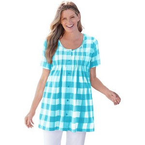 Woman Within A-Line Knit Tunic - 1 of 4